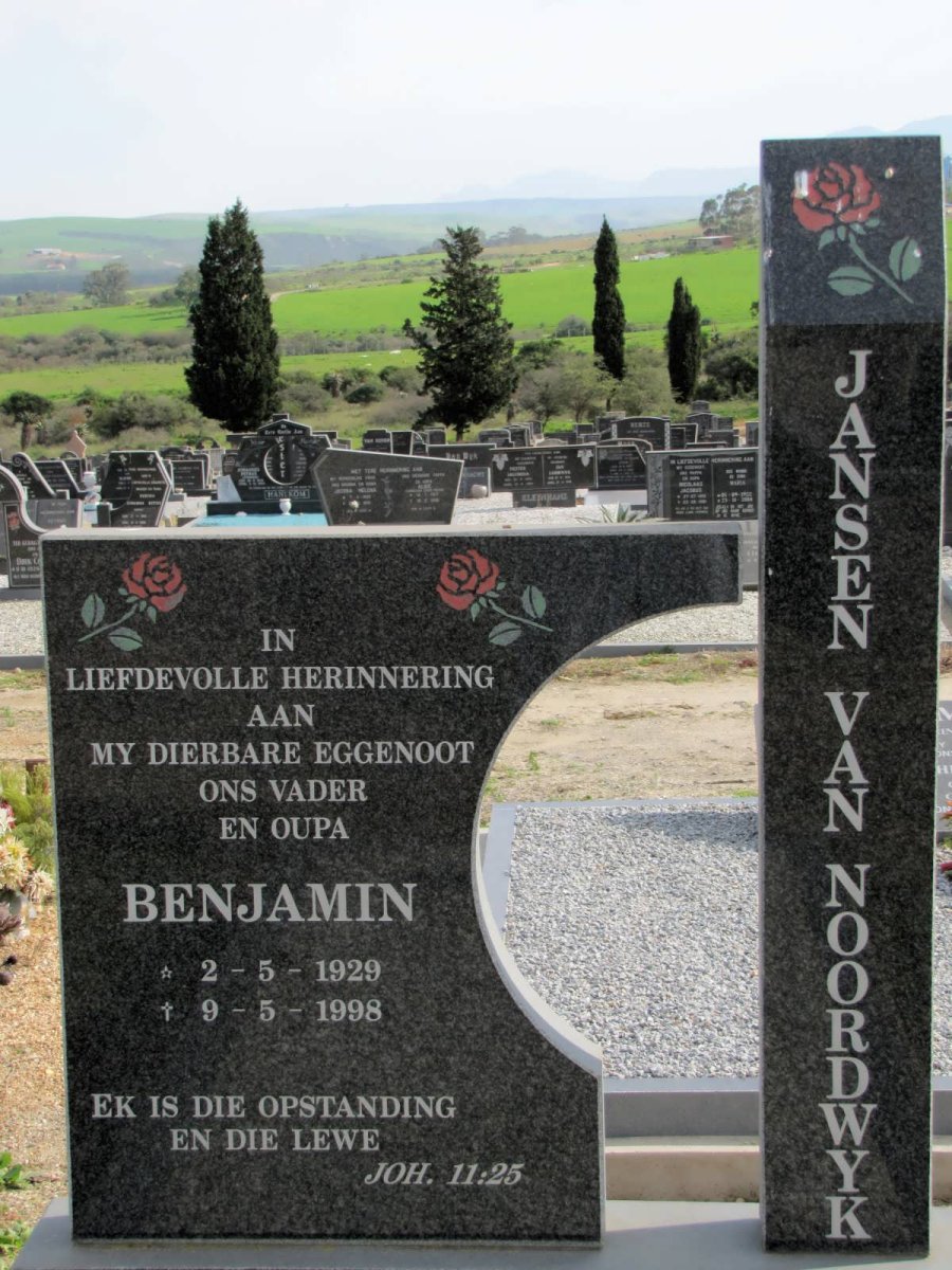 NOORDWYK Benjamin, Jansen van 1929-1998