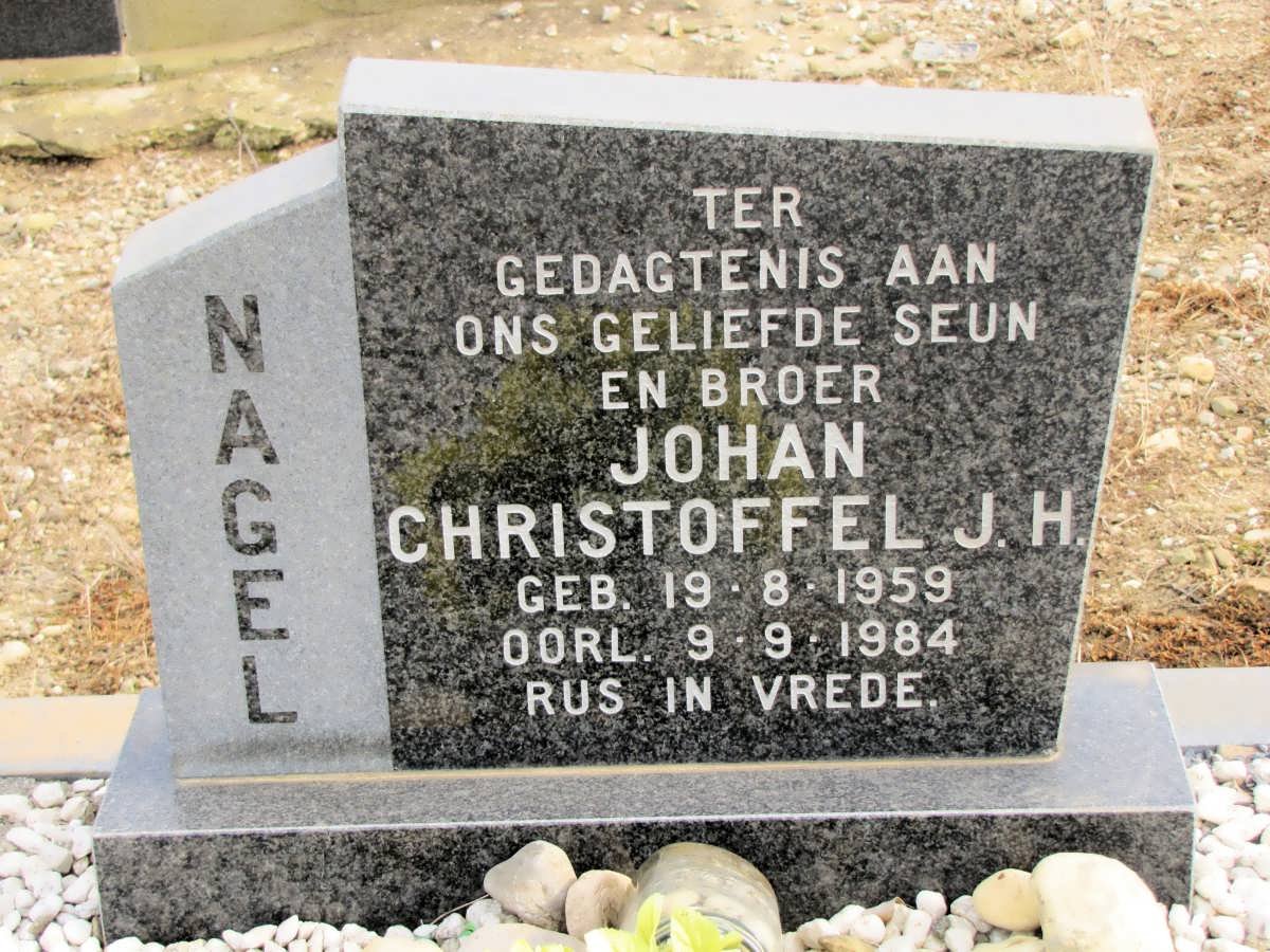 NAGEL Johan Christoffel J.H. 1959-1984