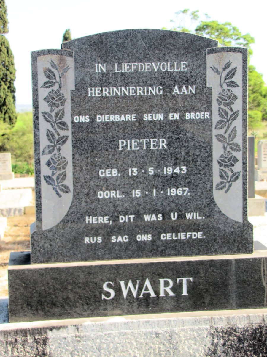 SWART Pieter 1943-1967
