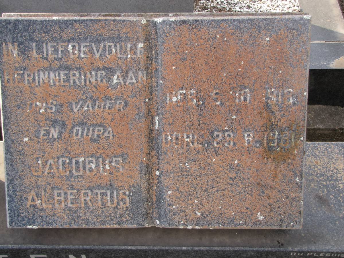 STRAATEN Jacobus Albertus, van 1918-1981