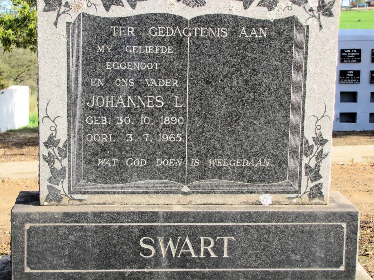 SWART Johannes L. 1890-1965
