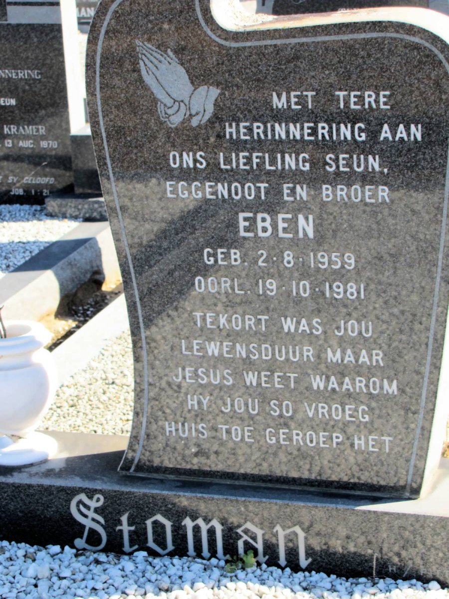 STOMAN Eben 1959-1981