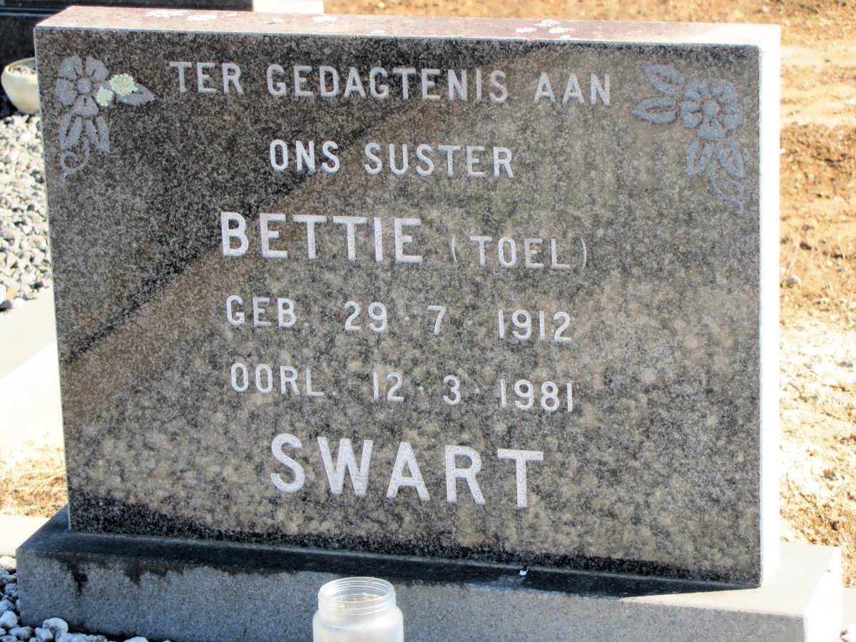 SWART Bettie 1912-1981