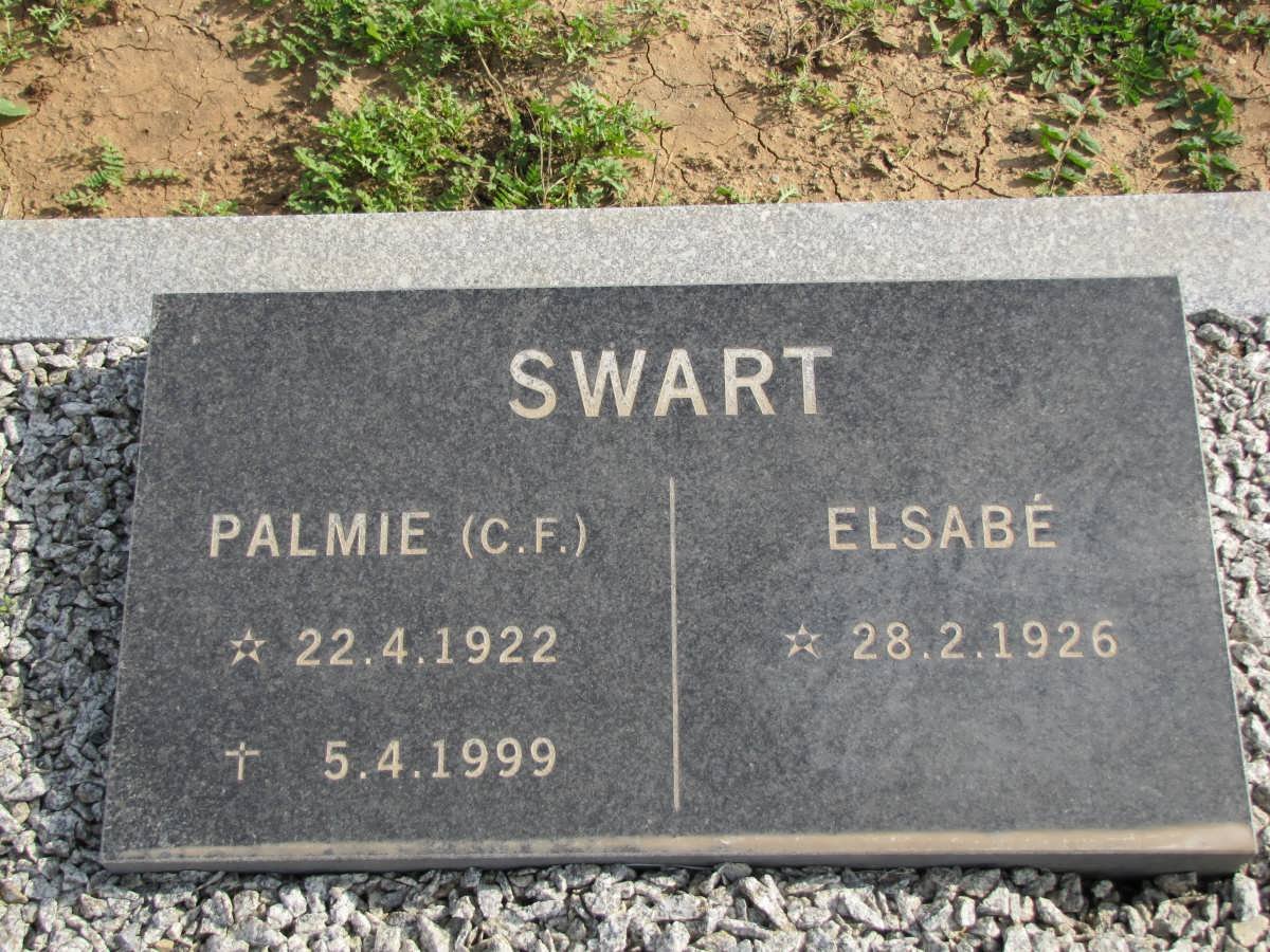 SWART C.F. 1922-1999 &amp; eLSABE 1926-