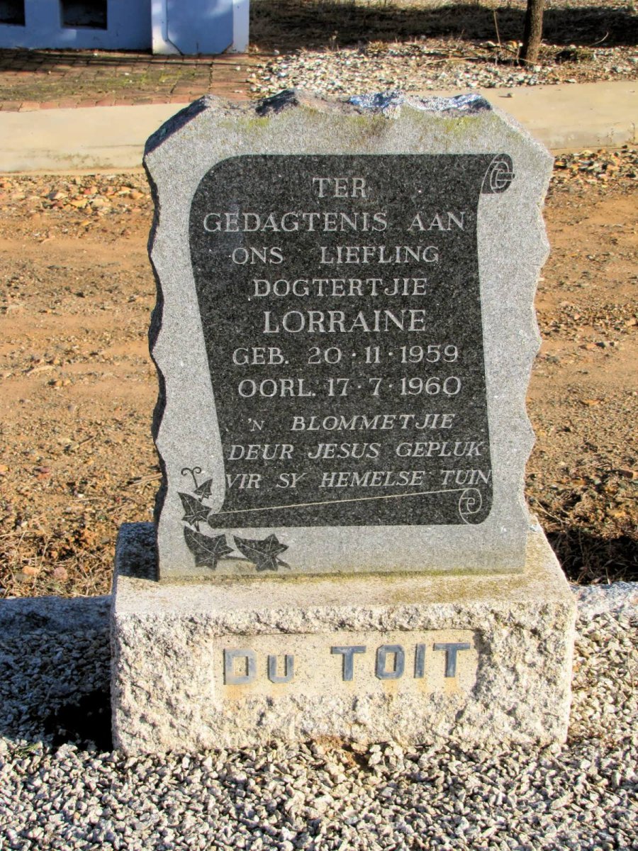 TOIT Lorraine, du 1959-1960