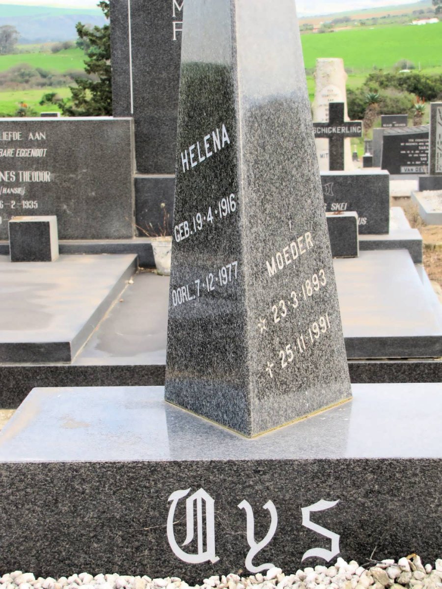 UYS Helena 1916-1977 :: UYS Moeder 1893-1991