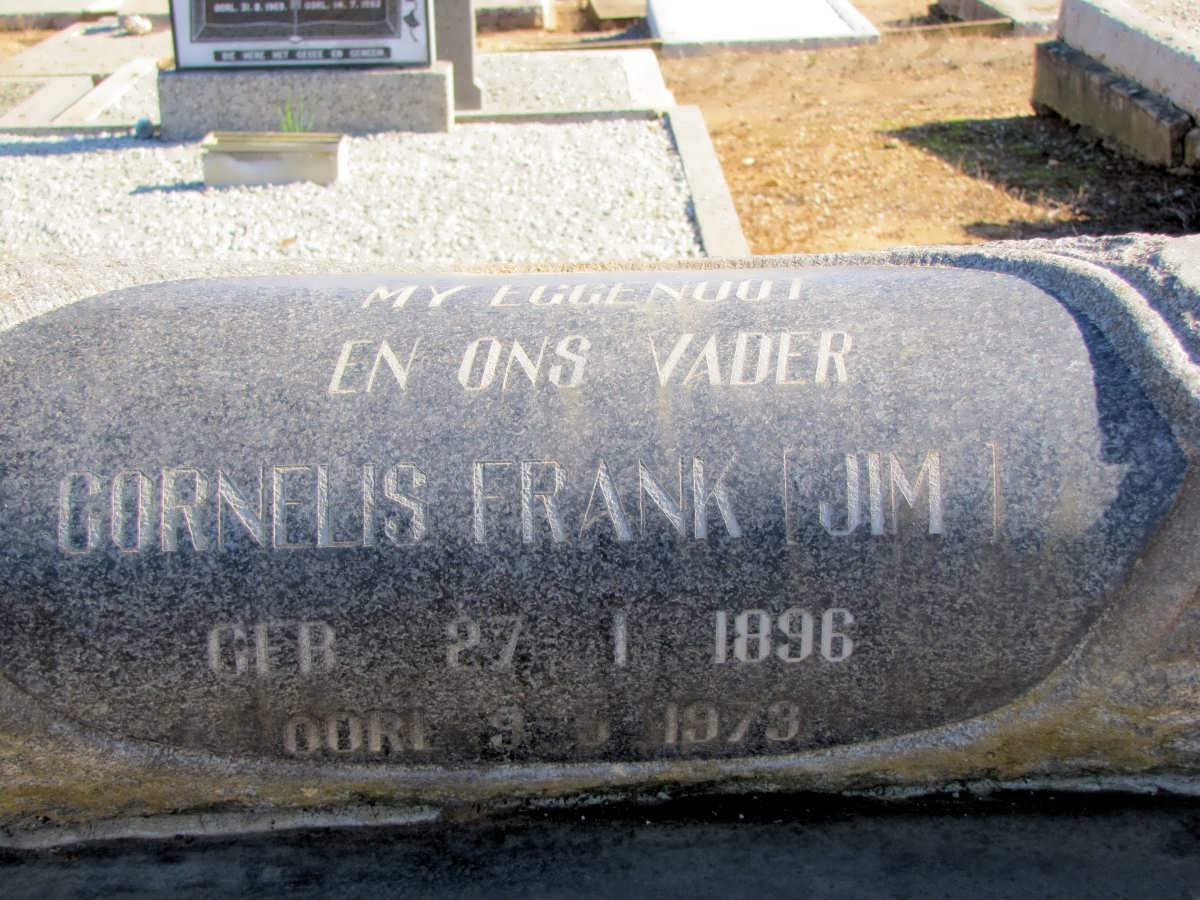 UYS Cornelis Frank 1896-1973