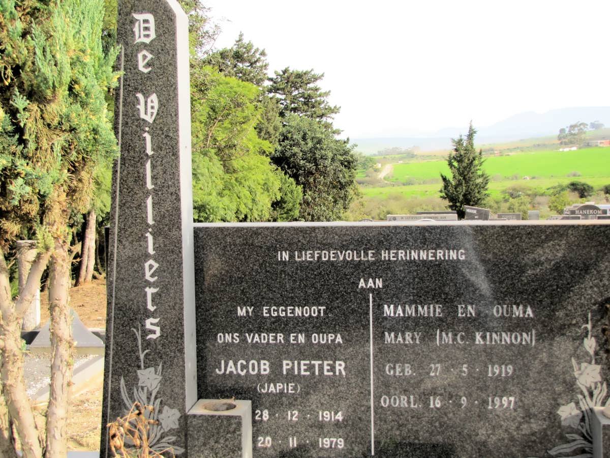 VILLIERS Jacob Pieter, de 1914-1979 &amp;  M.C. KINNON 1919-1997 