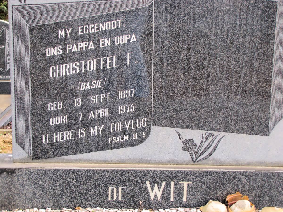 WIT Christoffel F., de 1897-1975 