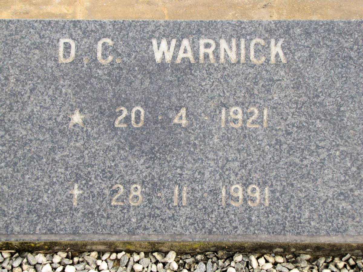 WARNICK D.C. 1921-1991