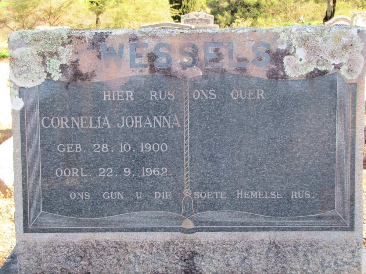 WESSELS Cornelia Johanna 1900-1962