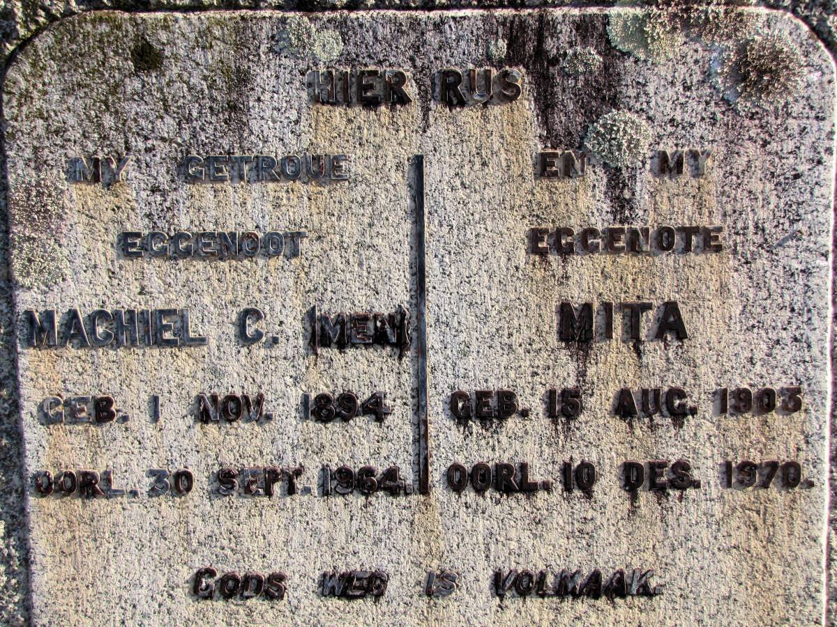 ? Michiel C. 1894-1964 &amp; Mita 1903-1970