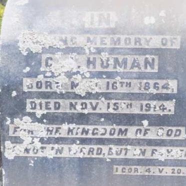 HUMAN C.J. 1864-1914