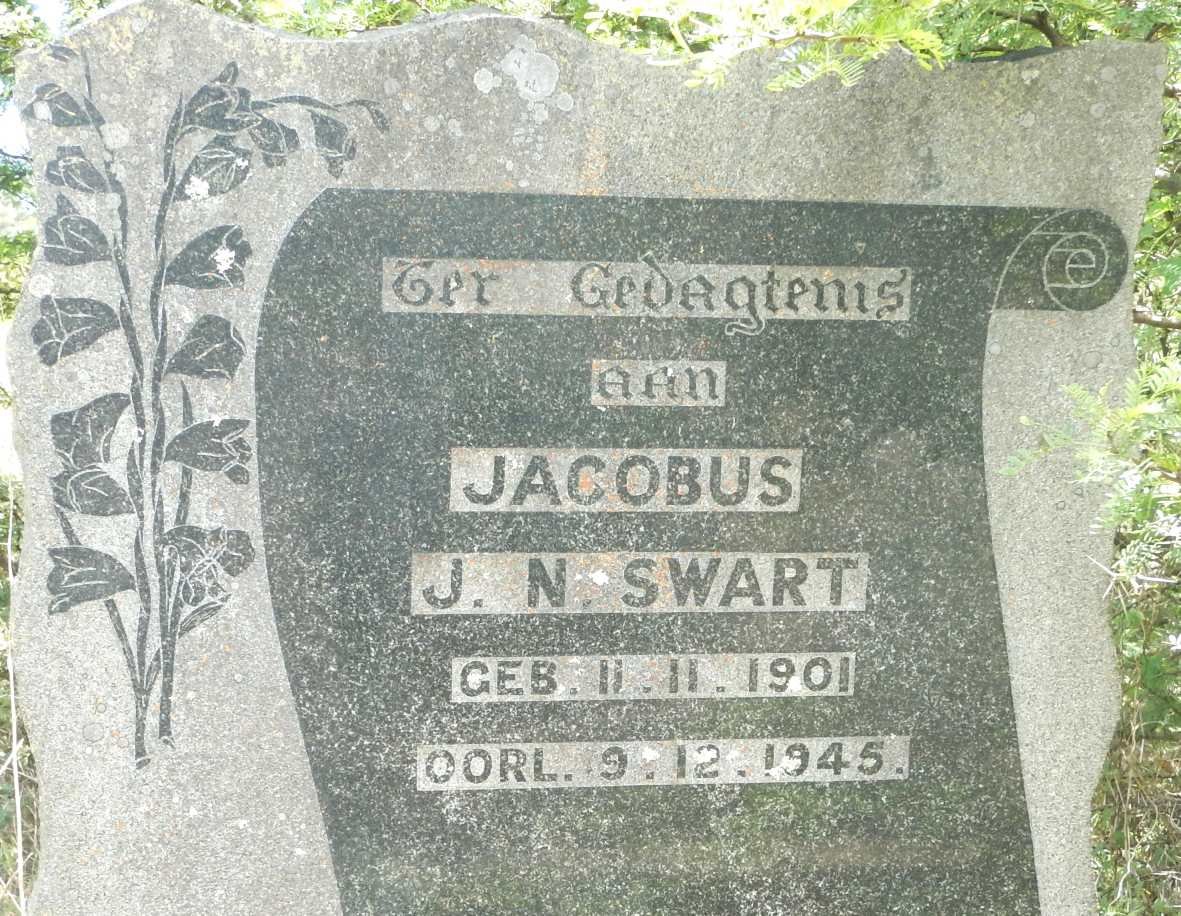 SWART Jacobus J.N. 1901-1945