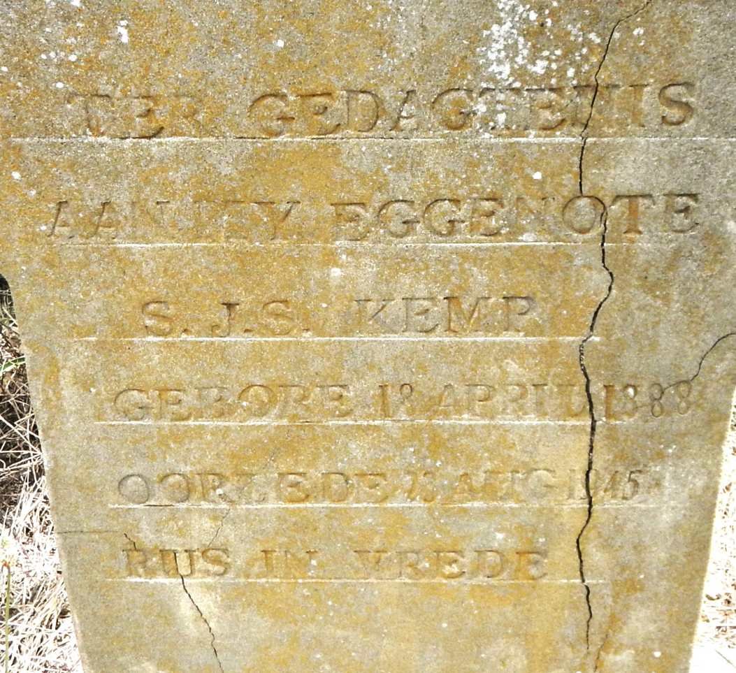 KEMP S.J.S. 1888-1945