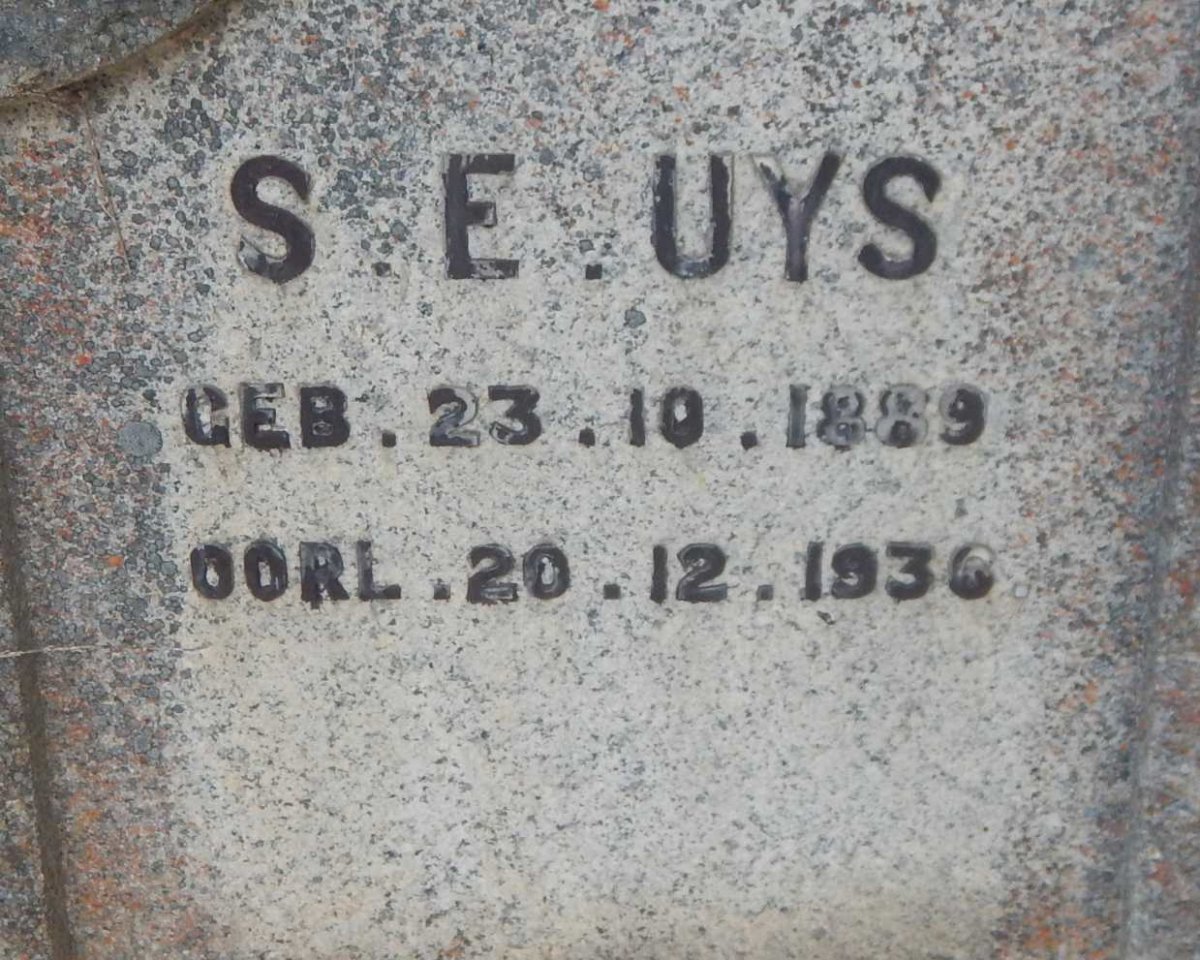 UYS S.E.  1889-1936