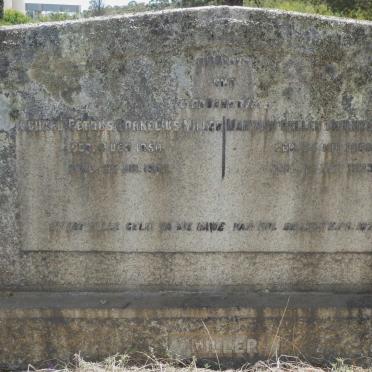 MILLER Richard Petrus Cornelius 1850-1942 &amp; Maryann Hellen BATTEN 1856-1933