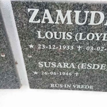 ZAMUDIO Louis 1933-2019 &amp; Susara 1946-