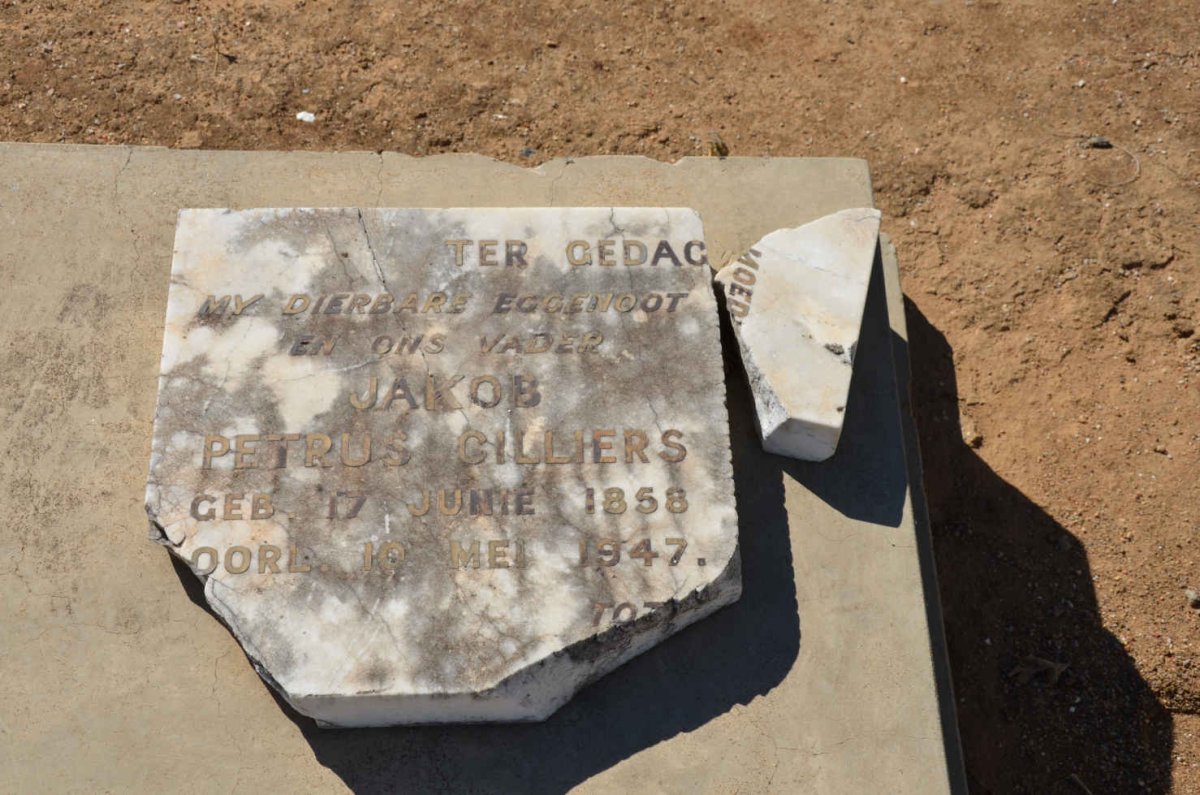 CILLIERS Jakob Petrus 1858-1947 &amp; Martha Helena ??JOEN 1867-1955