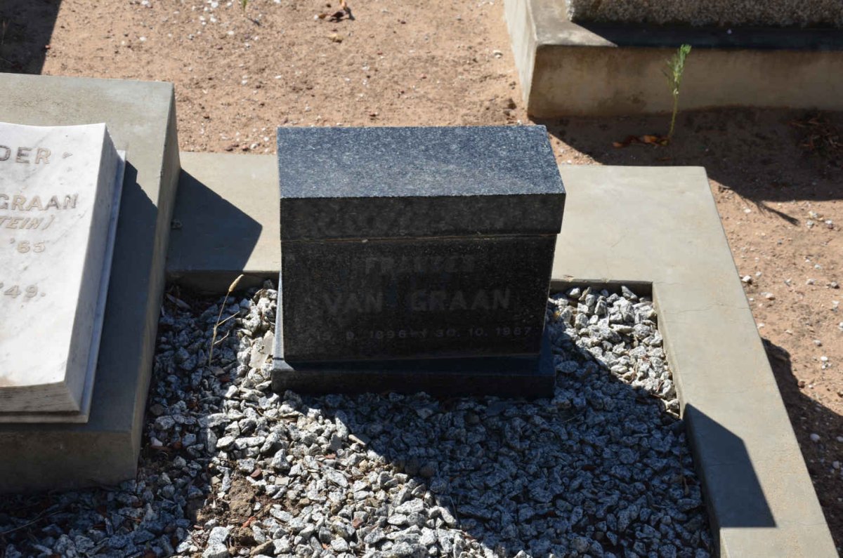GRAAN Frances, van 1896-1987