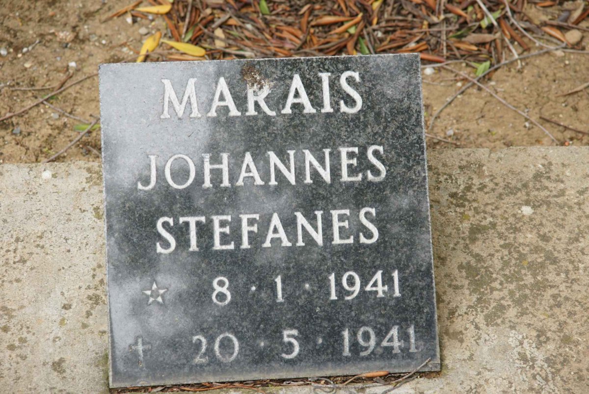 MARAIS Johannes Stefanes 1941-1941