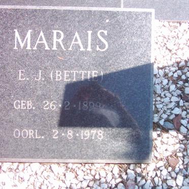 MARAIS E.J. 1899-1978