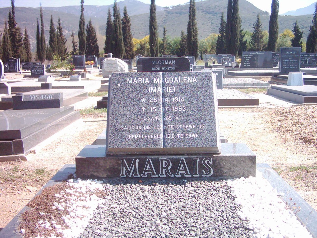 MARAIS Maria Magdalena 1914-1993