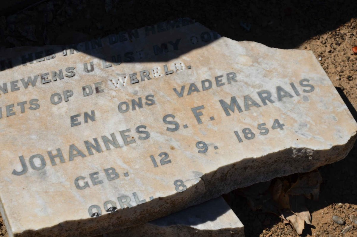 MARAIS Johannes S.F. 1854-19??