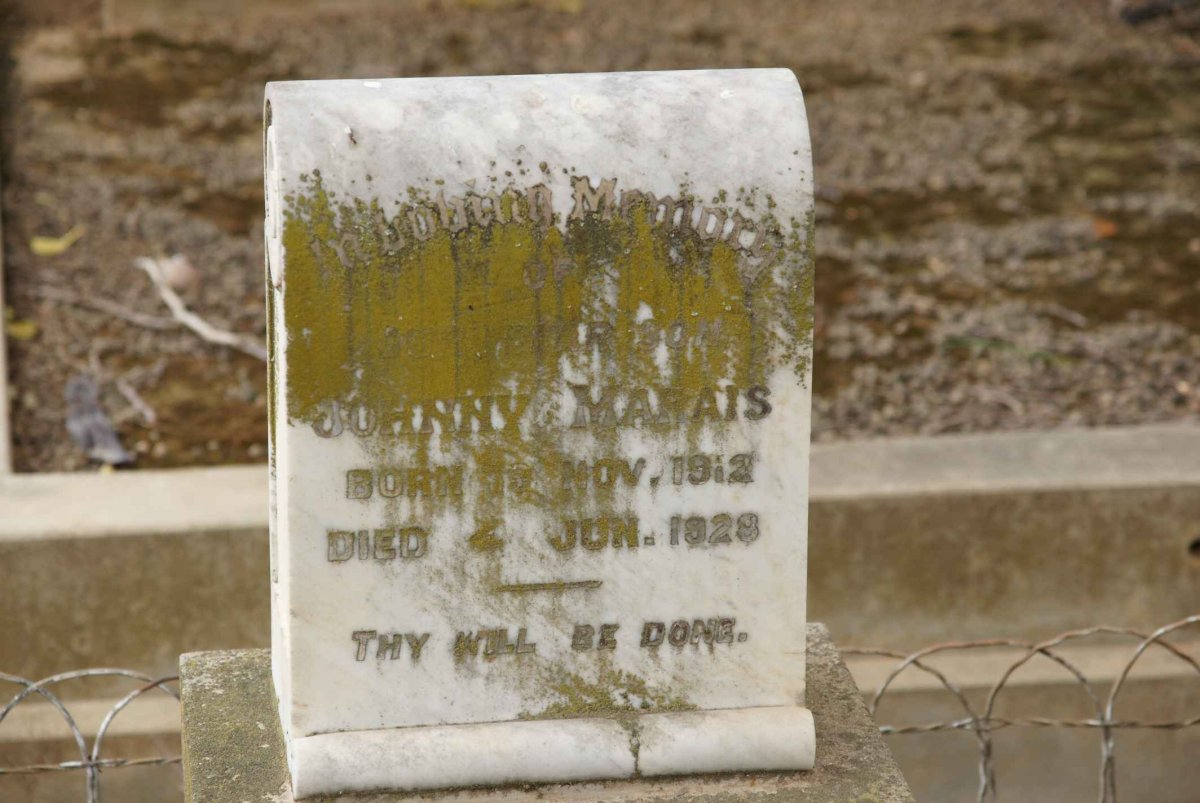 MARAIS Johnny 1912-1928