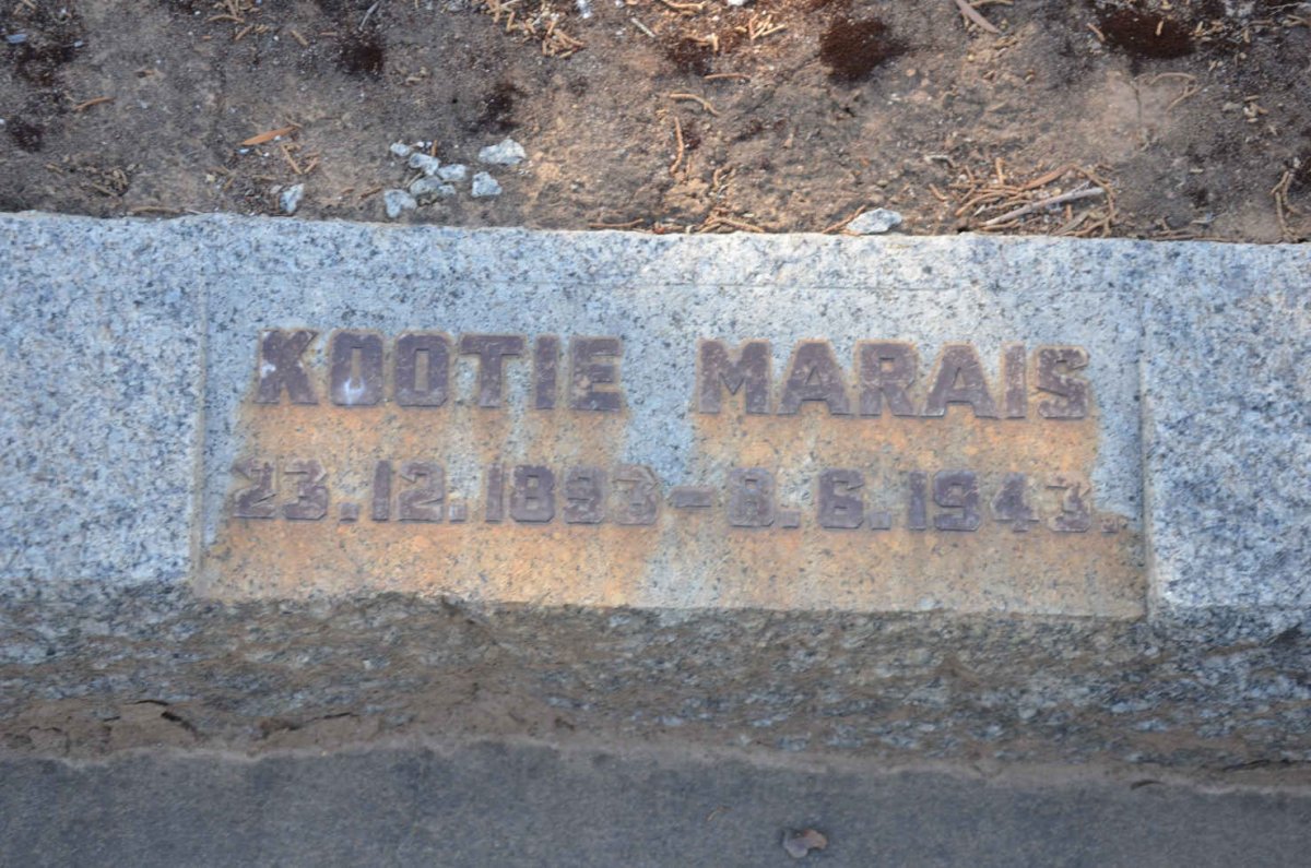 MARAIS Kootie 1893-1943