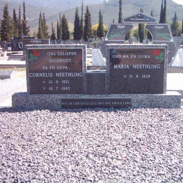 NEETHLING Cornelis 1921-1995 &amp; Maria 1929-