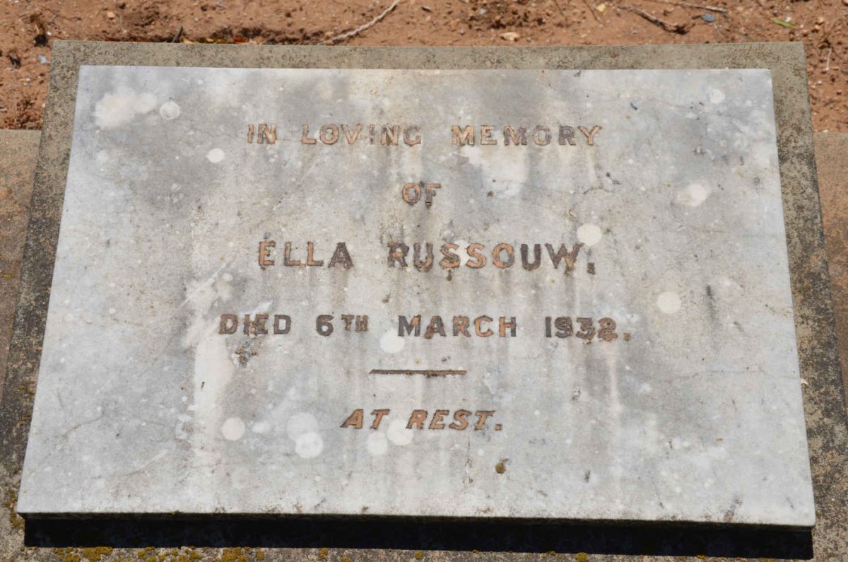 RUSSOUW Ella -1932