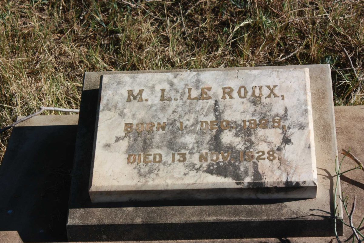 ROUX M.L., le 1925-1928