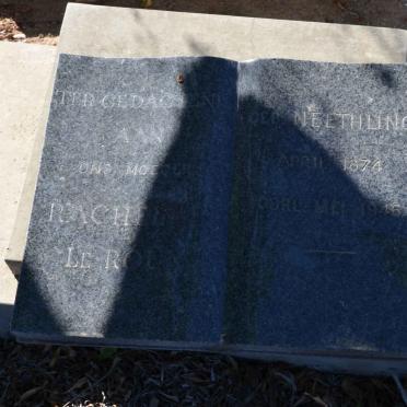 ROUX Rachel, le nee NEETHLING 1874-1946