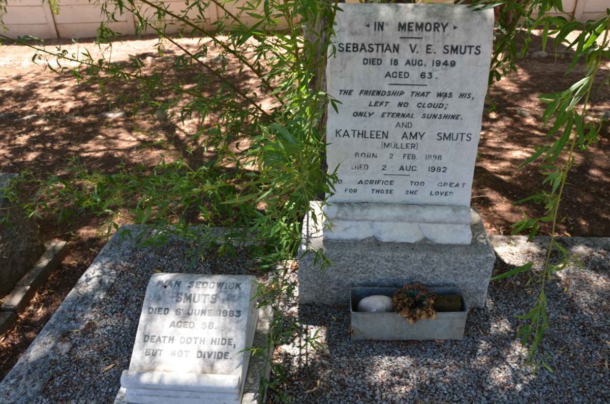 SMUTS Sebastian V.E. -1949 &amp; Kathleen Amy MÜLLER 1898-1982 :: SMUTS Ivan Sedgwick -1983