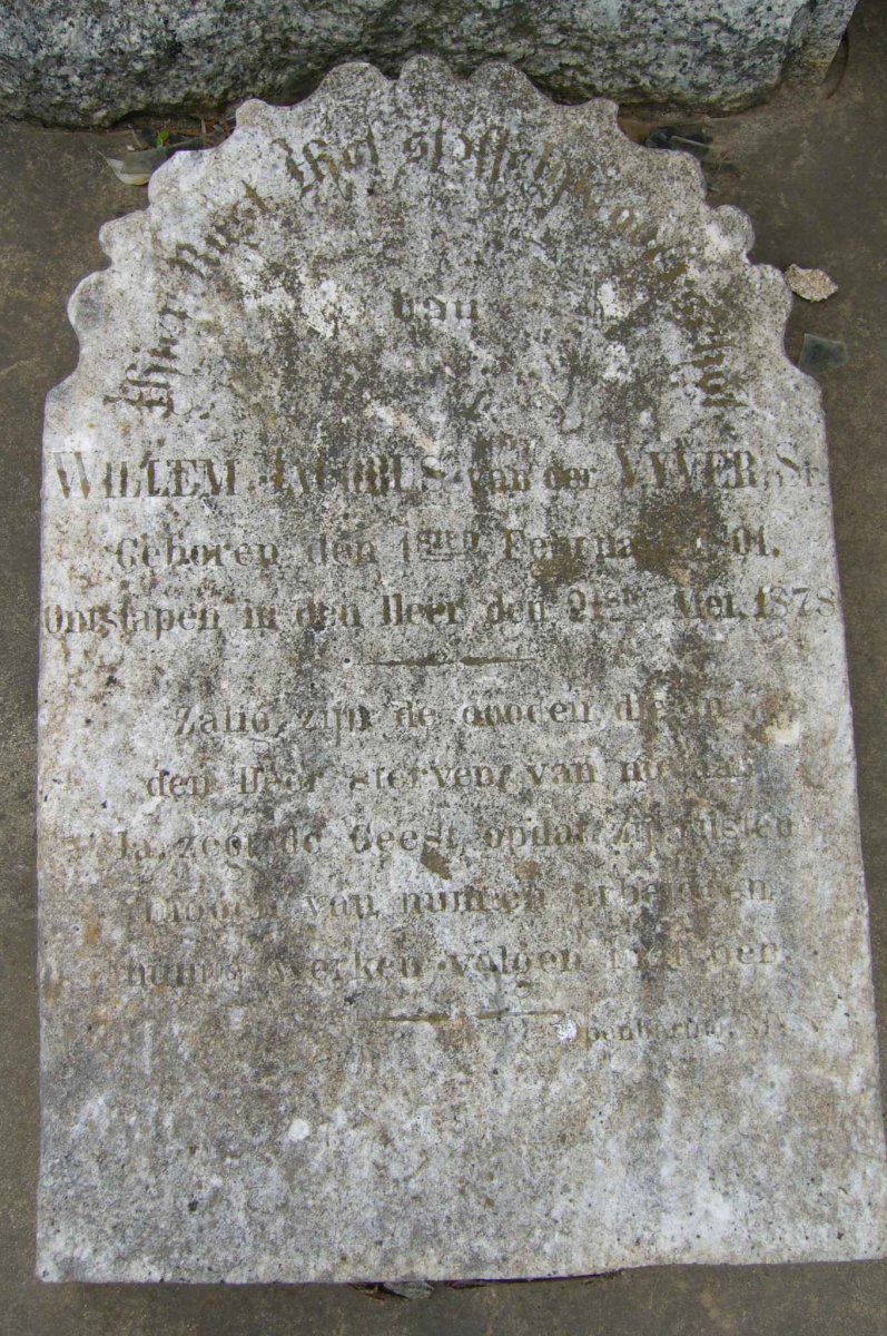 VYFER Willem Jacobus, van der 1801-1878