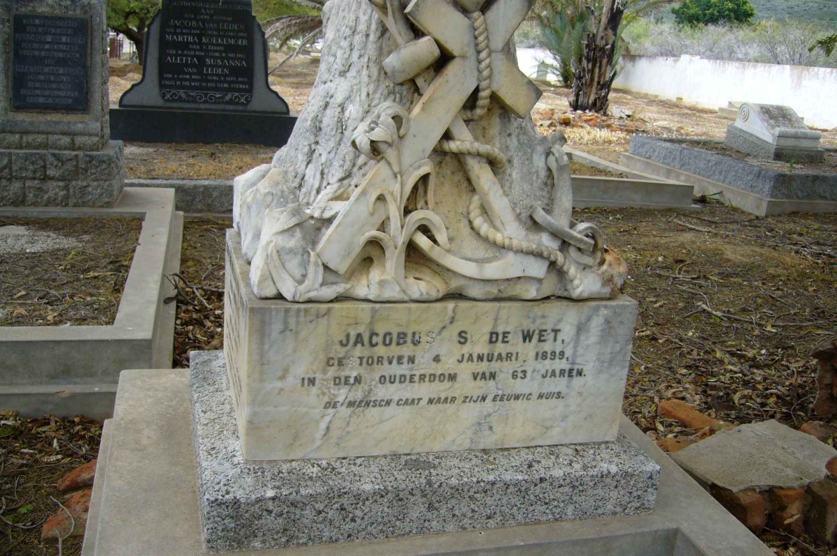 WET Jacobus S., de -1899