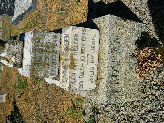 MALAN Pierre 1955-1955