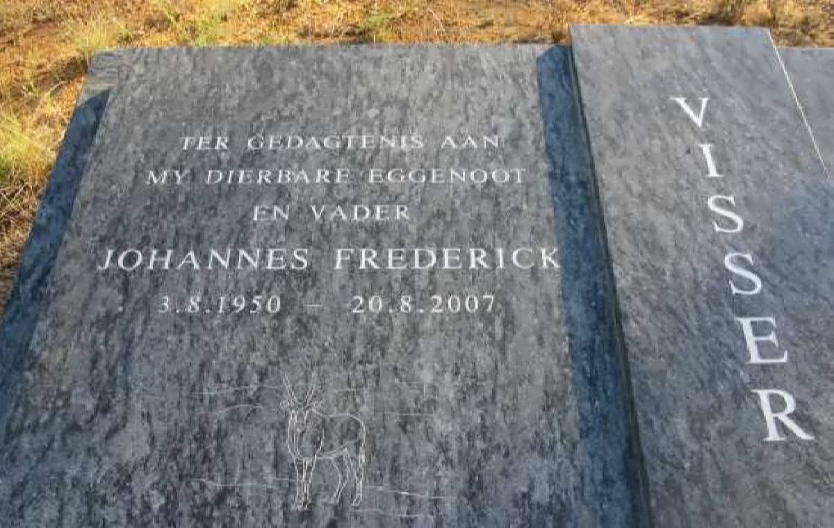 VISSER Johannes Frederick 1950-2007