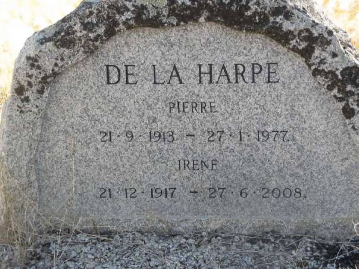 HARPE Pierre, de la 1913-1977 &amp; Irene 1917-2008