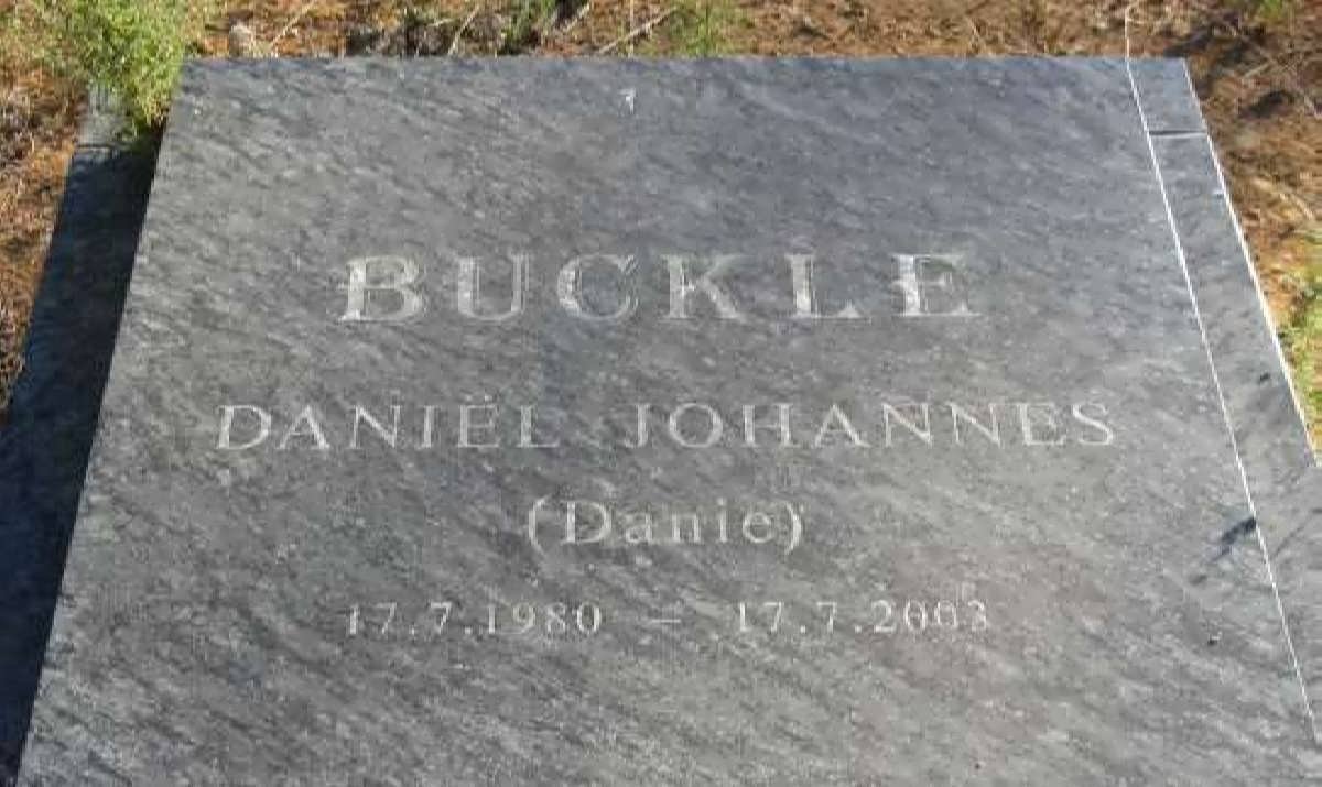 BUCKLE Daniel Johannes 1980-2003