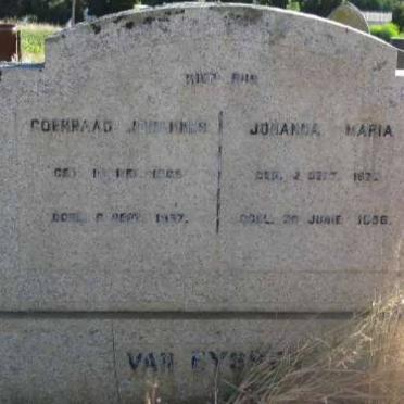 EYSSEN Coenraad Johannes, van 1865 -1937 &amp; Johanna Maria 1870-1956