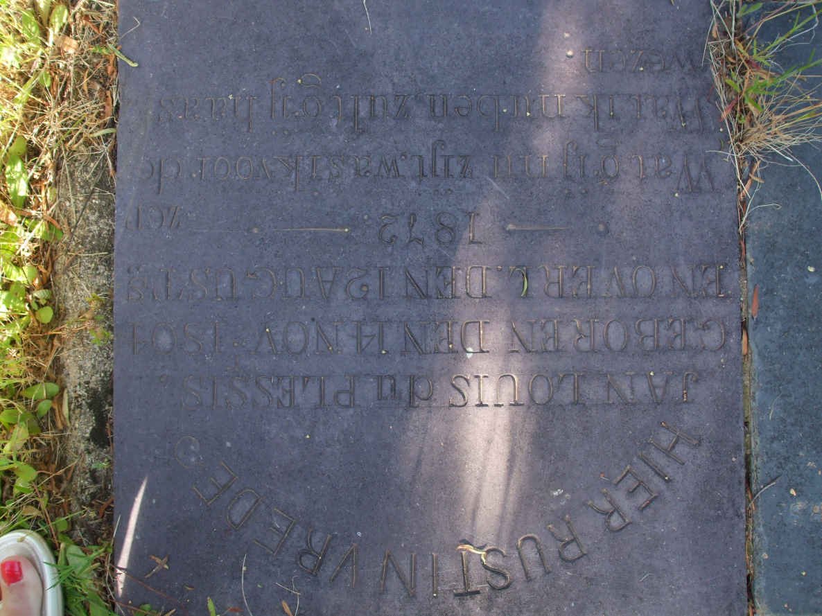 PLESSIS Jan Louis, du 1804-1872