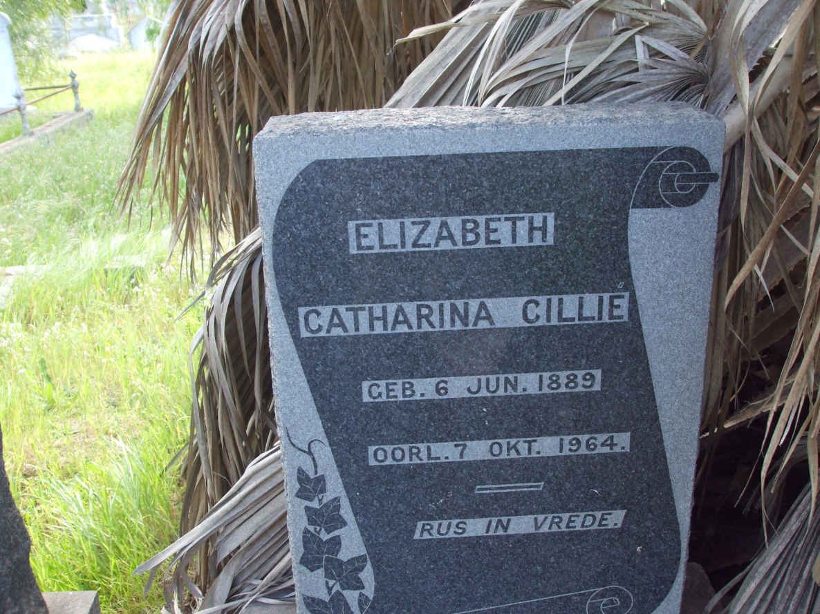 CILLIE Elizabeth Catharina 1889-1964