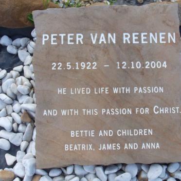 REENEN Peter, van  1922-2004