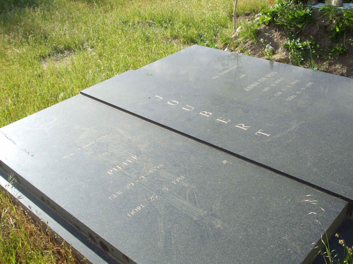 JOUBERT Pieter 1898-1981 &amp; Anna de Vos nee LE ROUX 1905-1995