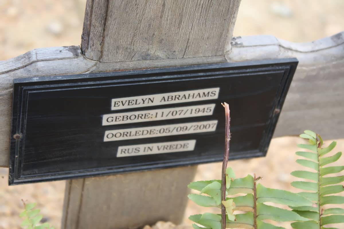 ABRAHAMS Evelyn 1945-2007