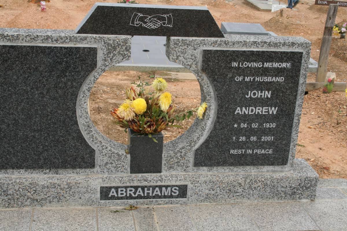 ABRAHAMS John Andrew 1930-2001