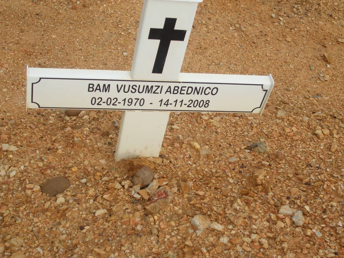 ABEDNICO Bam Vusumzi 1970-2008