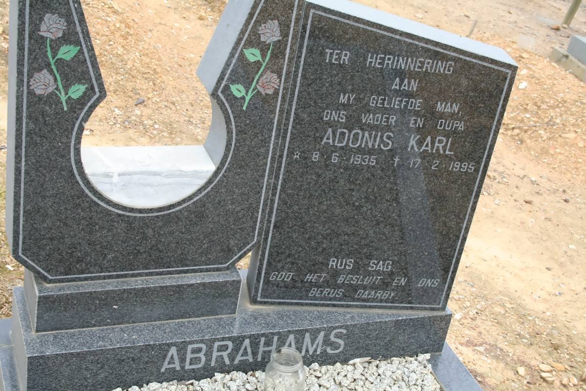 ABRAHAMS Adonis Karl 1935-1995